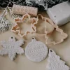Christmas Ornament Eco Cutters & Roller - Set Of 4