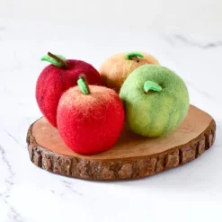 Felt Apples (Set of 4 Apples)