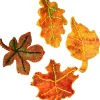 Felt Autumn Leaves - Set Of 4