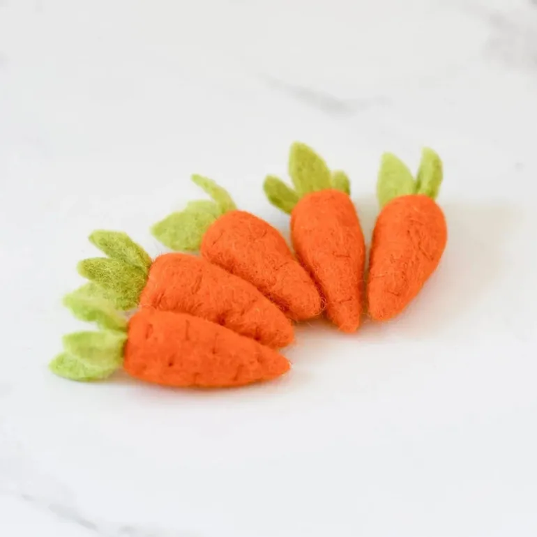 Felt Carrots - Set Of 5