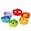 Felt Colourful Sorting Bowls - Set Of 6