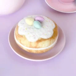 Felt Donut With Eggs