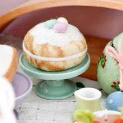 Felt Donut With Eggs