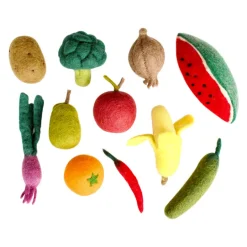 Felt Fruit & Vegetable Set - 11 Pieces