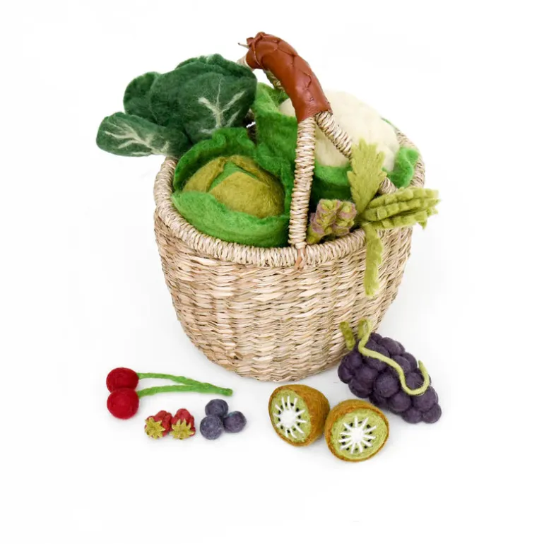 Felt Fruit & Vegetable Set - 15 Pieces