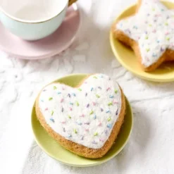 Felt Heart Cookie With Sprinkles