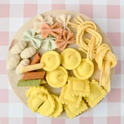 Felt Pasta Play Food Set