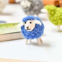 Felt Toy Sheep - Blue