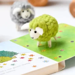 Felt Toy Sheep - Green
