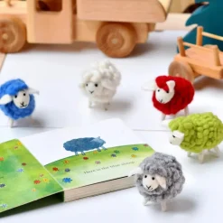 Felt Toy Sheep - Green