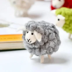 Felt Toy Sheep - Grey