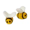 Felted Honey Bee - Set of 2