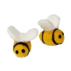Felted Honey Bee - Set of 2