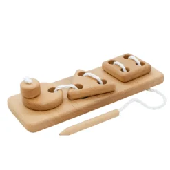 Lacing Toy With Shapes