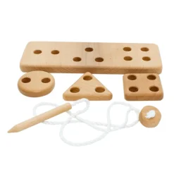 Lacing Toy With Shapes