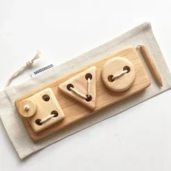 Lacing Toy With Shapes