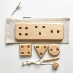 Lacing Toy With Shapes