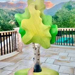 Large Birch Tree - Green