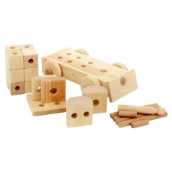 Large Natural Wooden Puzzle Train - Annie