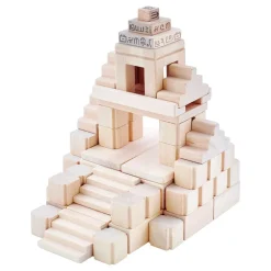 Large Wooden Building Blocks - Maya Civilisation