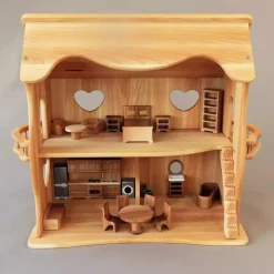 Large Wooden Dollhouse - Rose *PRE-ORDER*