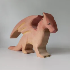 Large Wooden Dragon - Red