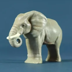 Large Wooden Elephant - Collectible