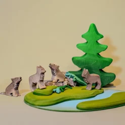 Large Wooden Fir Tree