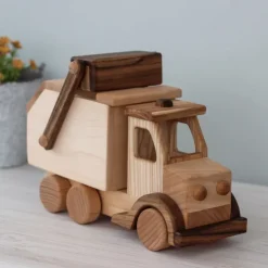 Large Wooden Garbage Truck