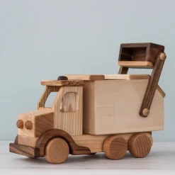 Large Wooden Garbage Truck