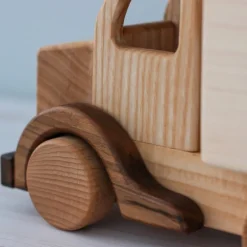 Large Wooden Garbage Truck