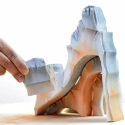 Large Wooden Mountain Cliff