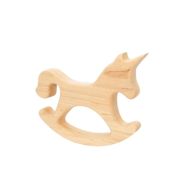 Large Wooden Rocking Unicorn