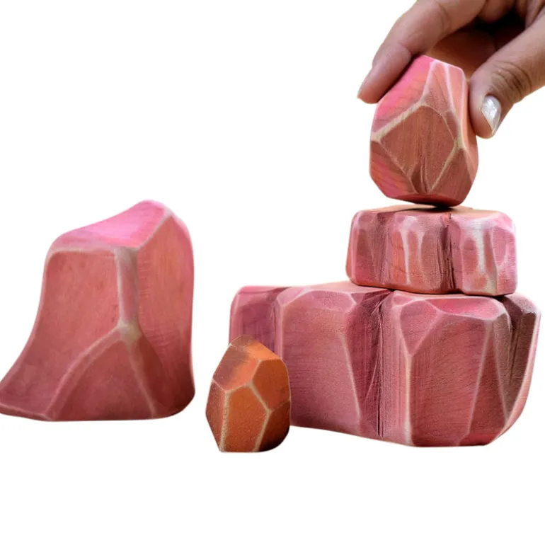 Large Wooden Savannah Rocks