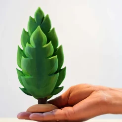 Large Wooden Thuja Tree - Summer