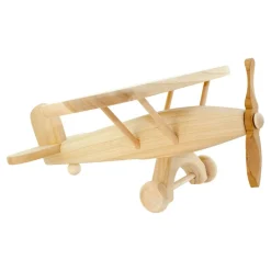 Large Wooden Toy Propeller Plane - Clifford