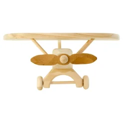 Large Wooden Toy Propeller Plane - Clifford