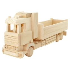 Large Wooden Toy Truck With Tray - Wesley