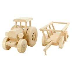 Large Wooden Tractor - Miles