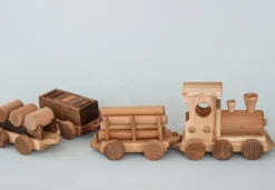 Large Wooden Train Set