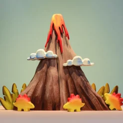 Large Wooden Volcano