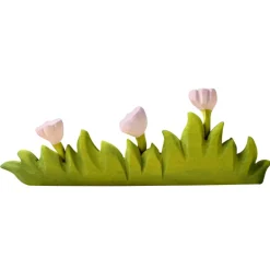 Large Wooden Wildflowers - White