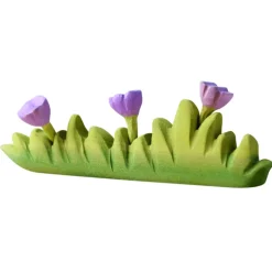 Large Wooden Wildflowers - Purple