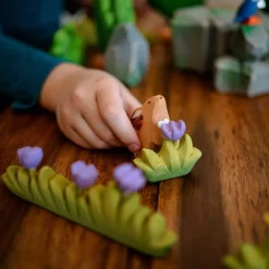 Large Wooden Wildflowers - Purple