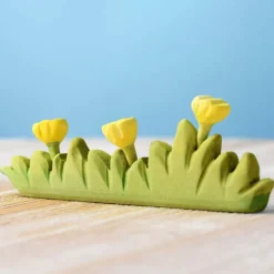 Large Wooden Wildflowers - Yellow