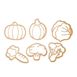 Mini Vegetable Eco Cutters - Set Of 6