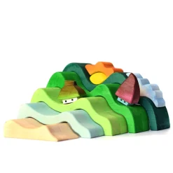 Mountains, Cloud & Sun Stacker