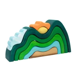 Mountains, Cloud & Sun Stacker