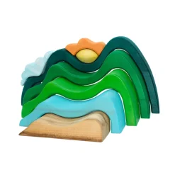 Mountains, Cloud & Sun Stacker