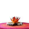 Round Campfire Play Mat